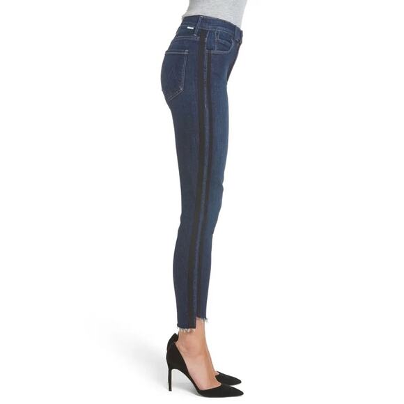 Mother The Stunner Zip Ankle Step Fray Jeans Women’s 24 - Picture 2 of 14
